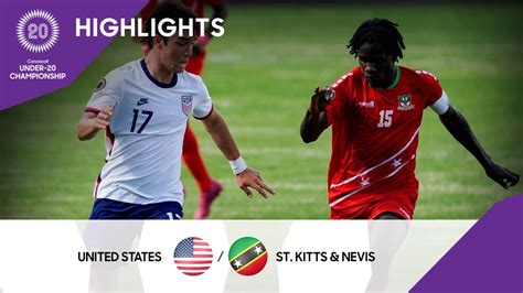 Jun 18, 2022 · May 30 2023 On the Pitch. Preview: USA Kicks Off Knockout Stage Vs. New Zealand In Round Of 16. Match Preview. St Kitts and Nevis U20 vs United States U20. 
